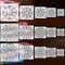 15-Piece Mandala Dot Painting Stencil Set – Reusable Templates for DIY Rock, Wood, Canvas, Fabric & Craft Art Projects